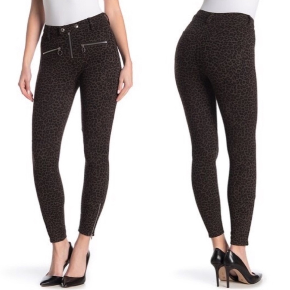 NWT BlankNYC Brown Leopard Skinny Utility Pants